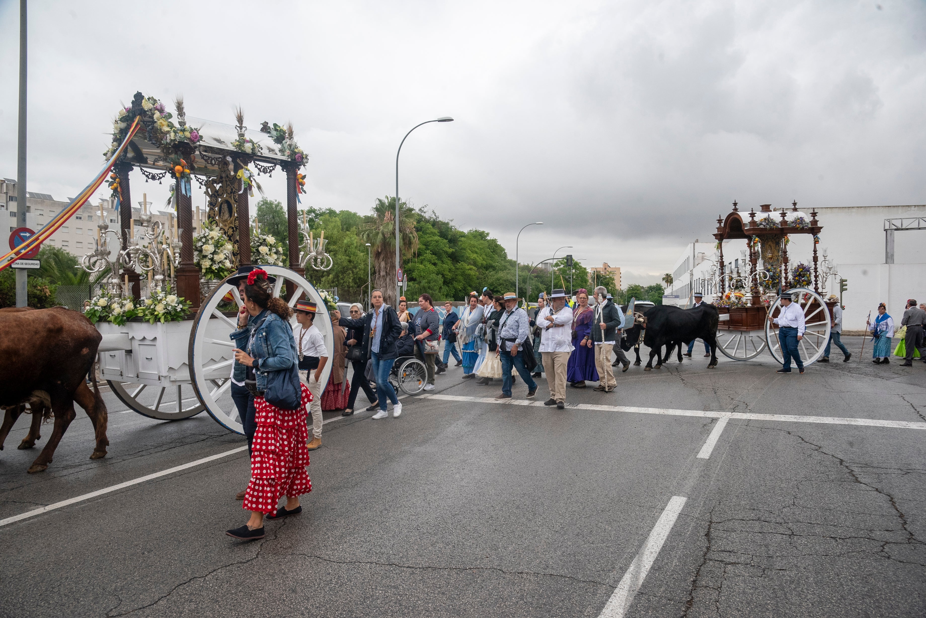 Salida del Rocío Castrense con Montequinto