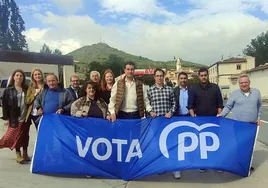 El PP pide el voto en Treviño «frente a los intereses de los partidos nacionalistas vascos»