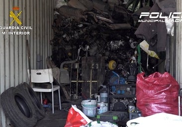 De Madrid a África pasando por Valencia: el viaje por piezas de las motos y coches robados 'a demanda'