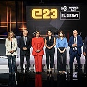 Colau, Collboni y Trias defienden modelos de Barcelona antagónicos en el debate decisivo de TV3