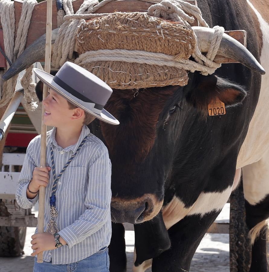Ambiente del paso de algunas hermandades del Rocío por Villamanrique de la Condesa