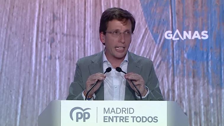 Almeida apela a la movilización y pide lanzar "un grito de unidad"