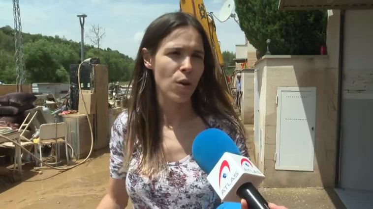 La crecida del río provoca numerosos destrozos en viviendas de Pomar de Cinca, Huesca