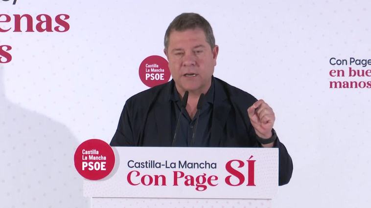 Page corrobora que las ayudas a la sequía previstas "seguirán adelante" pese a la lluvia