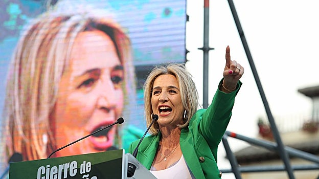 La candidata de Vox a la alcaldía de Toledo, Inés Cañizares