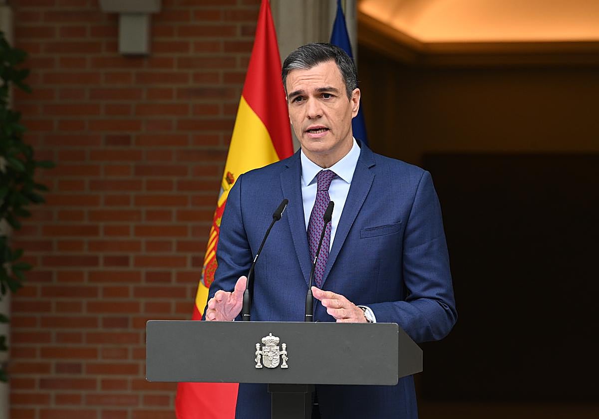 El Presidente del Gobierno, Pedro Sánchez, anuncia la nueva fecha de las elecciones generales anticipadas