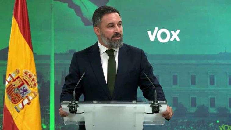 Abascal expresa su "gran satisfacción" por la convocatoria de elecciones