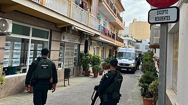 La ambulancia en el lugar de los hechos