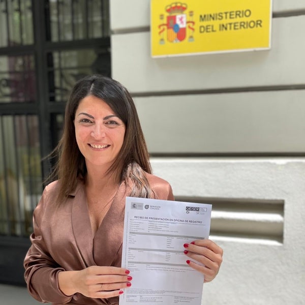 Macarena Olona registra el partido Caminando Juntos de cara a las generales del 23J