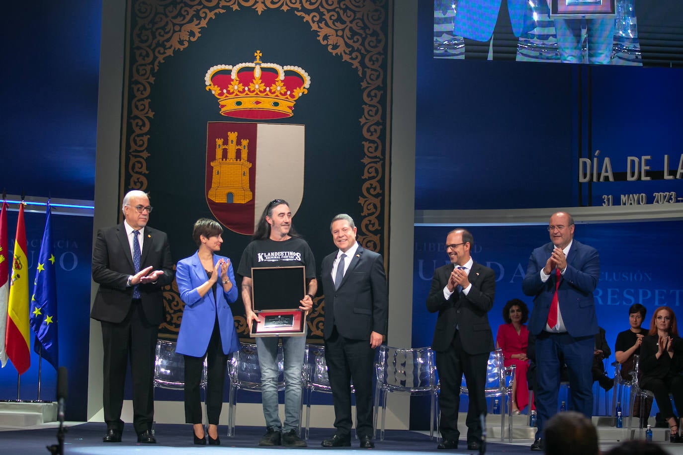 Todas las imágenes de los galardonados en el acto institucional del Día de Castilla-La Mancha en Manzanares