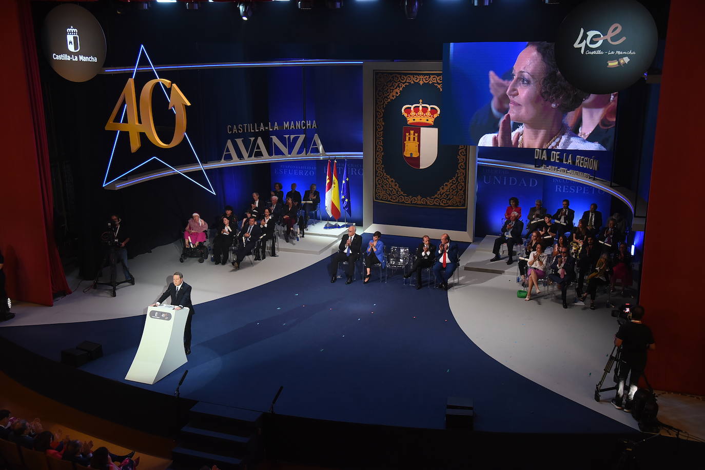 Todas las imágenes de los galardonados en el acto institucional del Día de Castilla-La Mancha en Manzanares