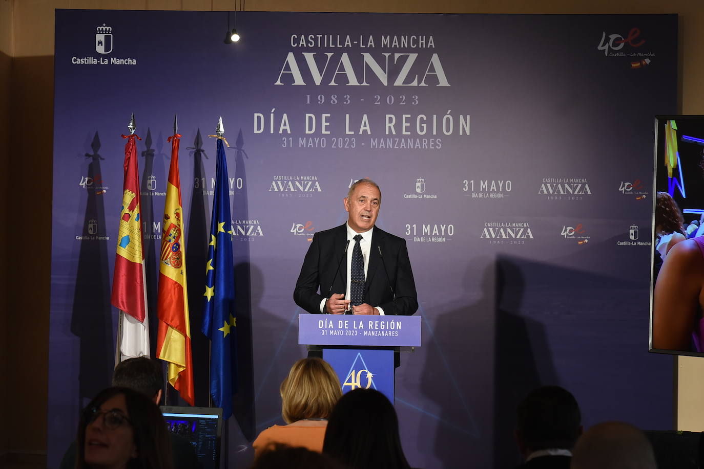 Todas las imágenes de los galardonados en el acto institucional del Día de Castilla-La Mancha en Manzanares