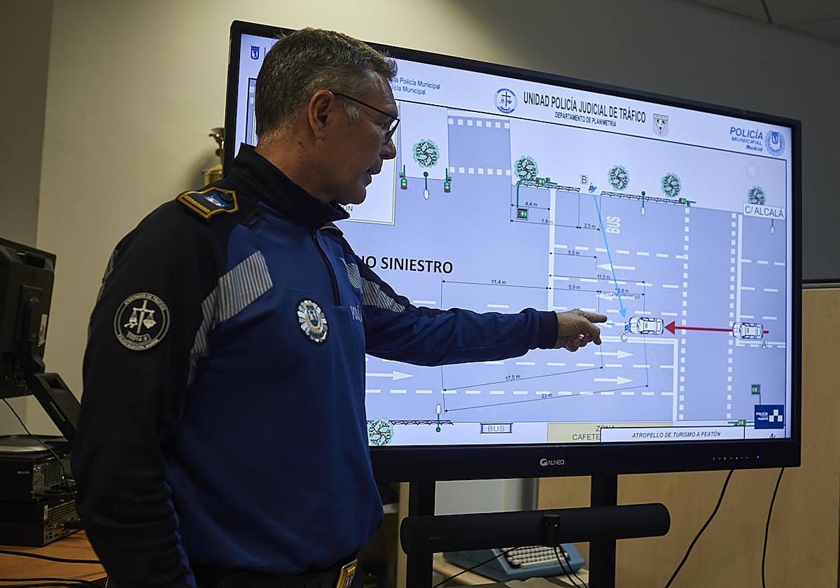 El comisario de la Unidad de Policía Judicial de Tráfico, Fernando Argote