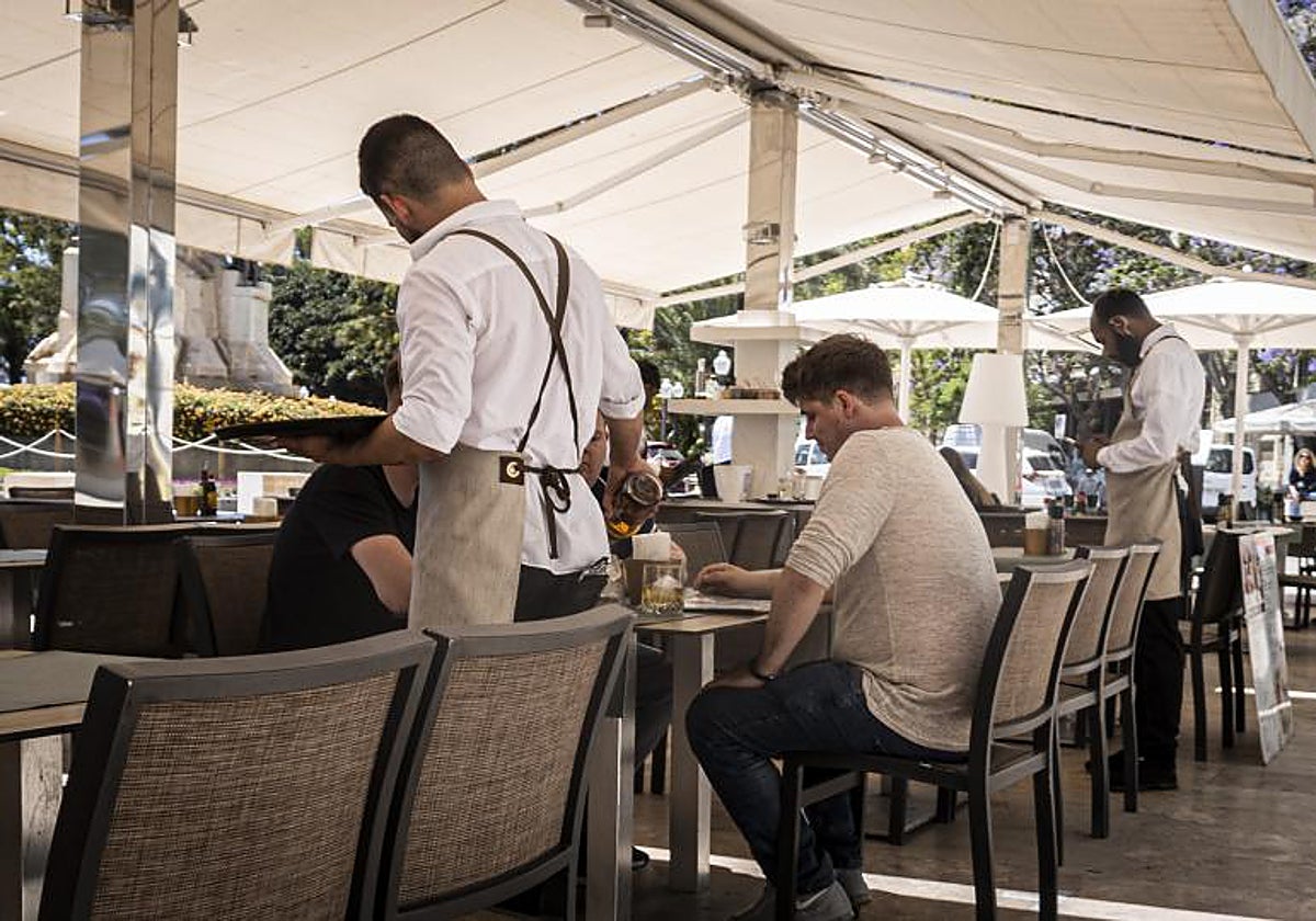 Imagen de archivo de una terraza de un restaurante en la Comunidad Valenciana
