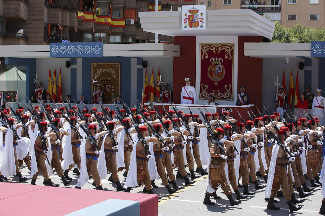 Desfile de las Fuerzas Armadas en Granada