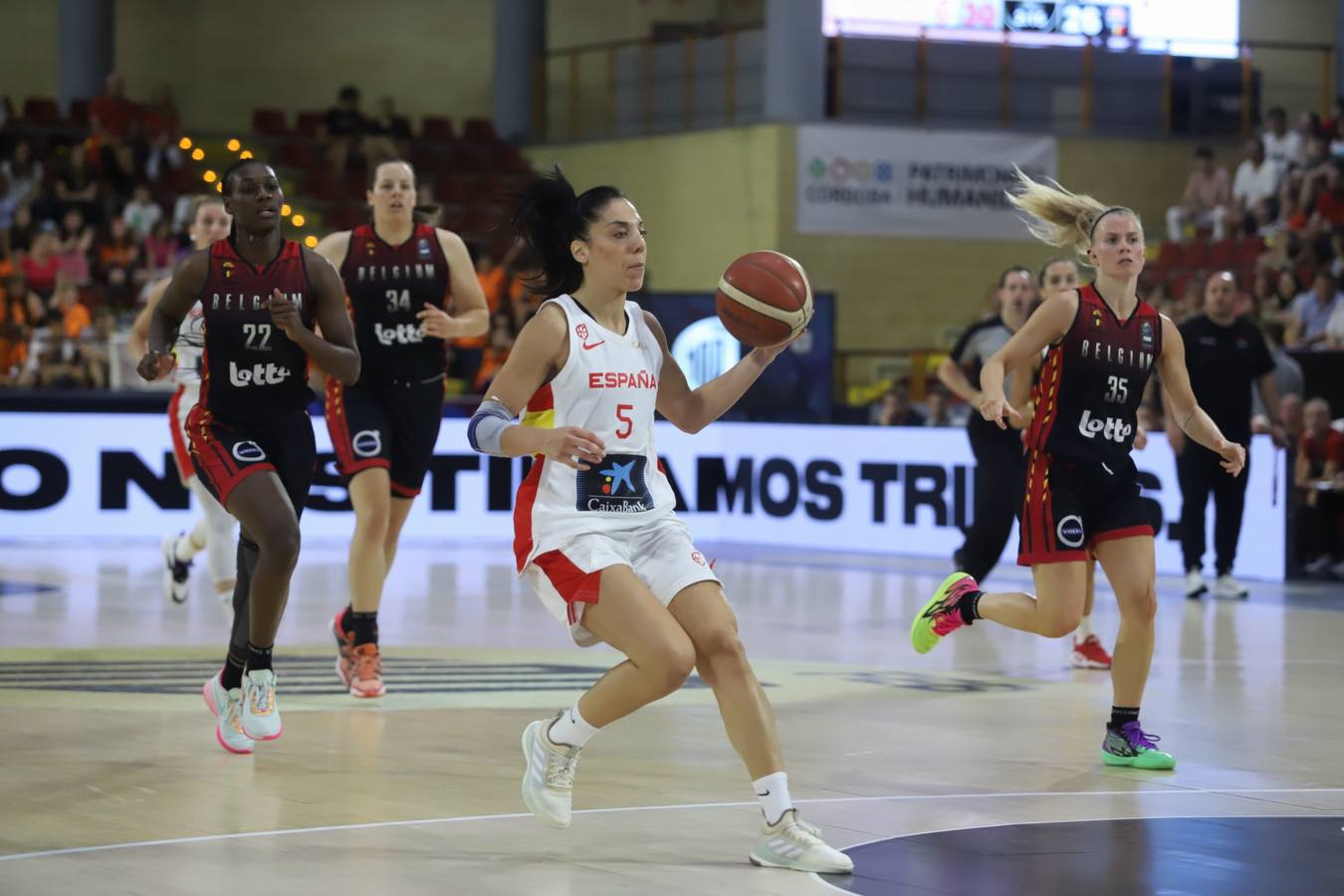 El España - Bélgica disputado este domingo en Córdoba, en imágenes