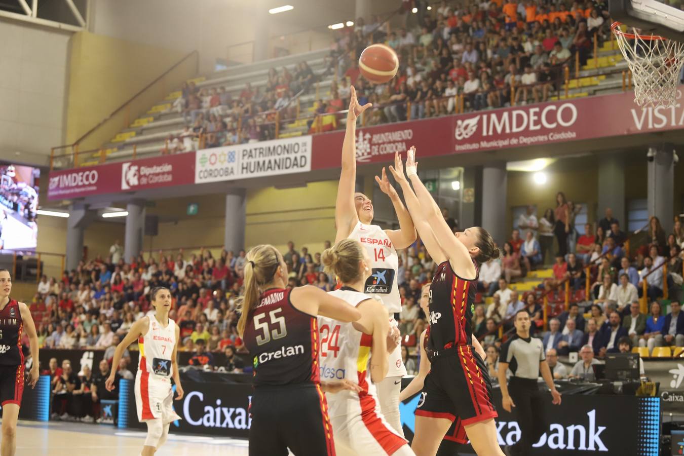 El España - Bélgica disputado este domingo en Córdoba, en imágenes