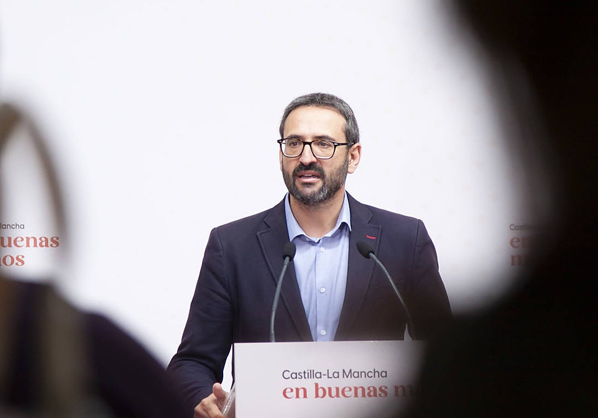 Sergio Gutiérrez este lunes en rueda de prensa