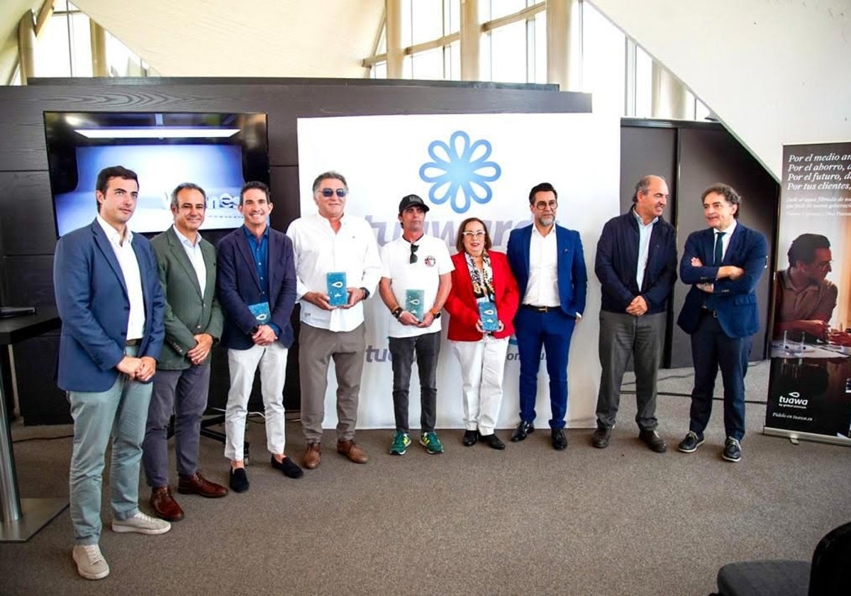 Imagen tomada durante la entrega delos premios Tuawards de Global Omnium y Tuawa