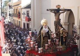 (Vídeo) El Cristo de las Penas, por su barrio en el Domingo de Ramos de Córdoba