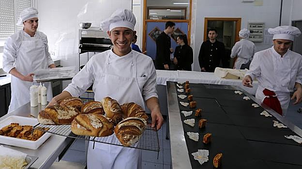 Alumnos de un ciclo de FP en el insituto Gran Capitán de Córdoba