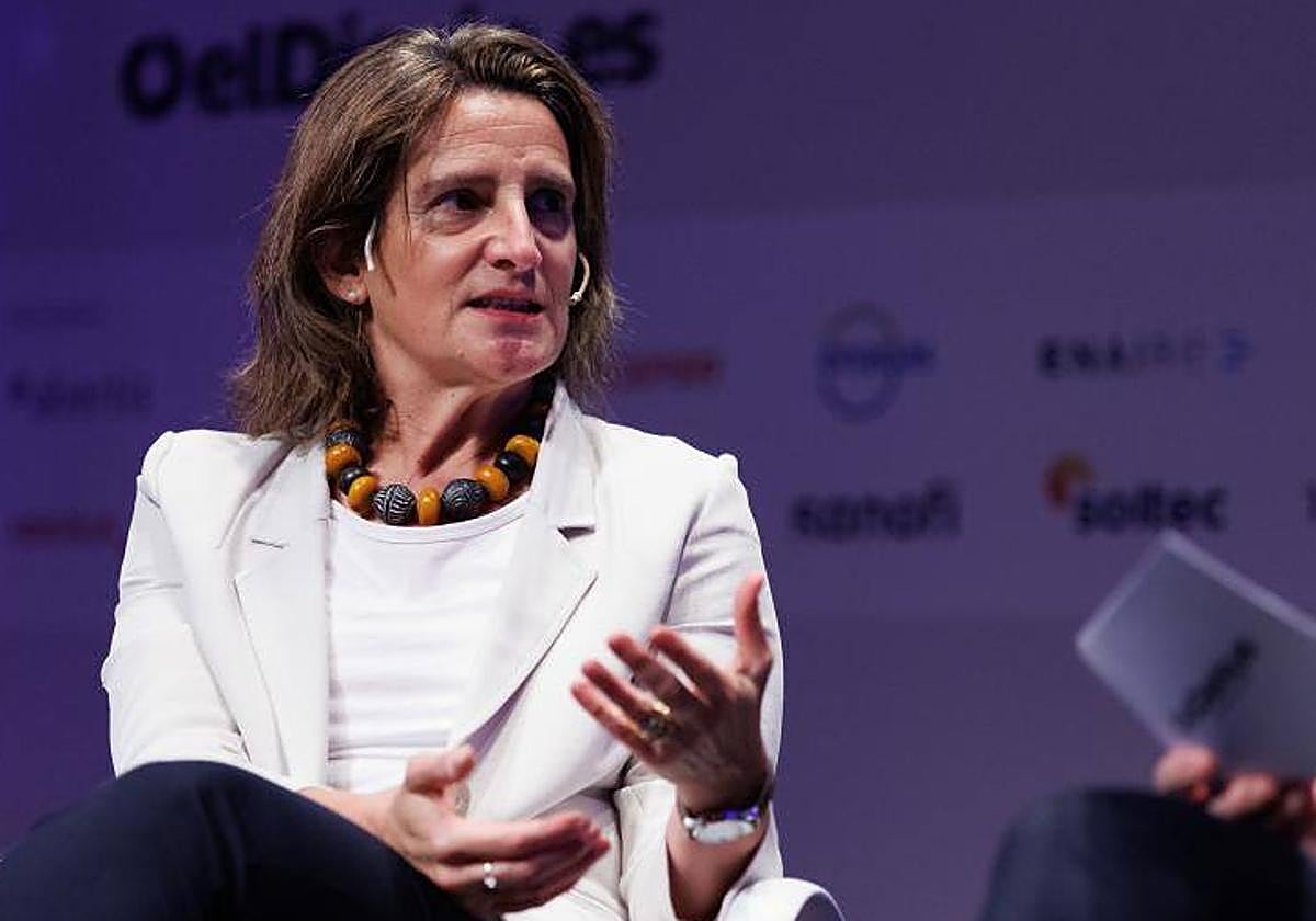 La vicepresidenta tercera del Gobierno, Teresa Ribera