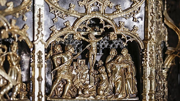 Momento de la crucifixión de Jesús