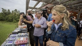 Díaz viaja a Doñana para evitar que la campaña se limite a un pulso Sánchez-Feijóo