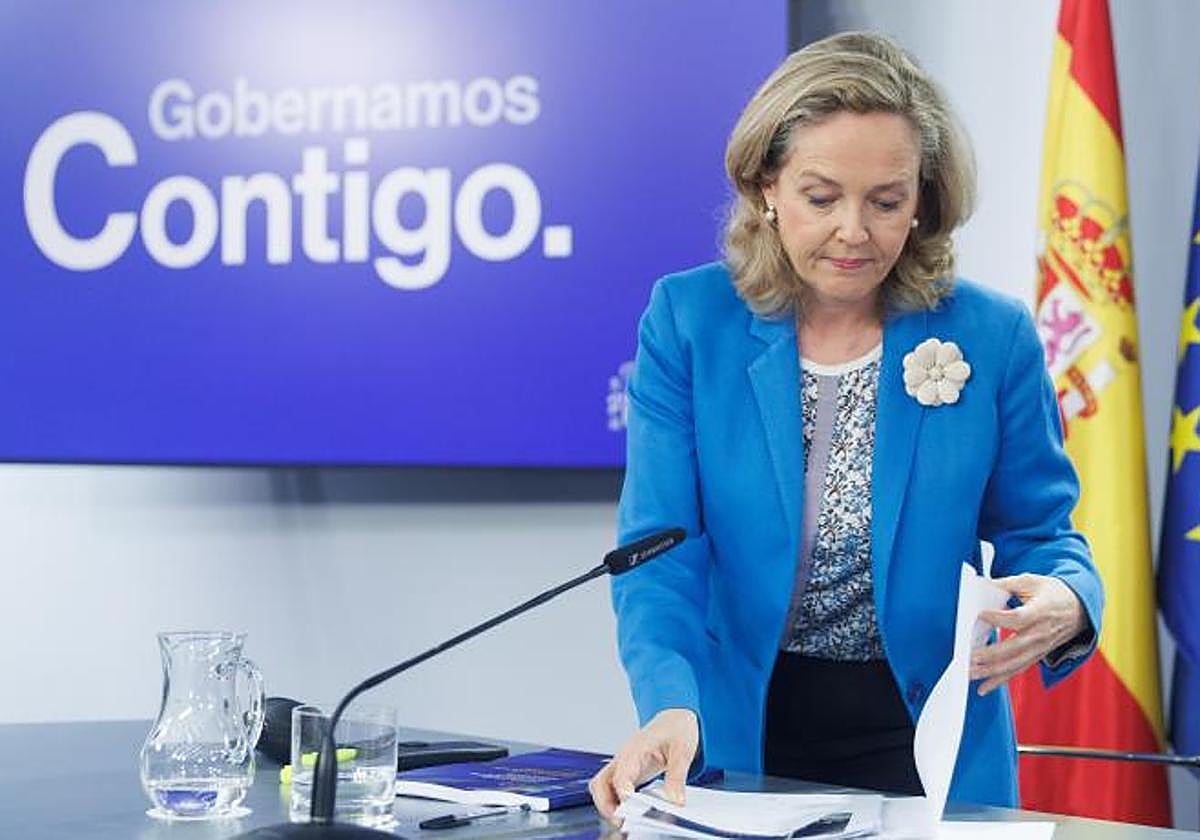 La ministra de Economía, Nadia Calviño