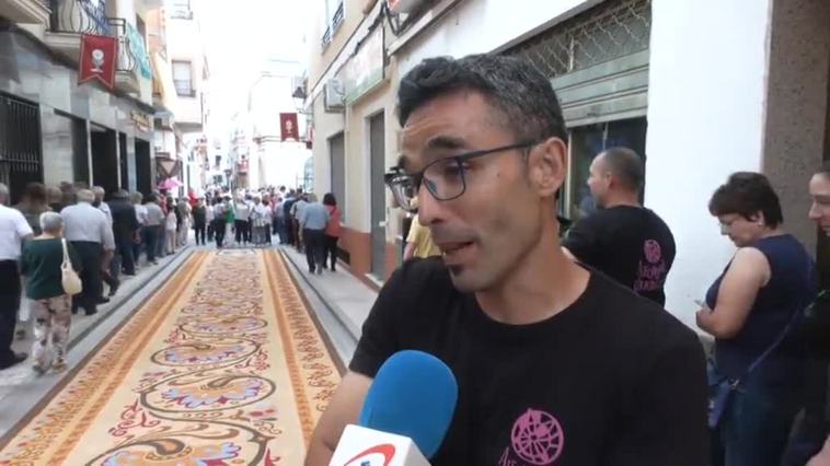 Alfombras de colores para celebrar el Corpus en toda España