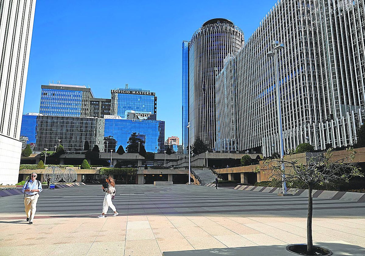 Una imagen de Azca, el distrito financiero de Madrid