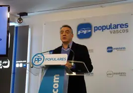 El PP vasco recupera a Javier de Andrés en Álava, referente de la etapa de Alfonso Alonso