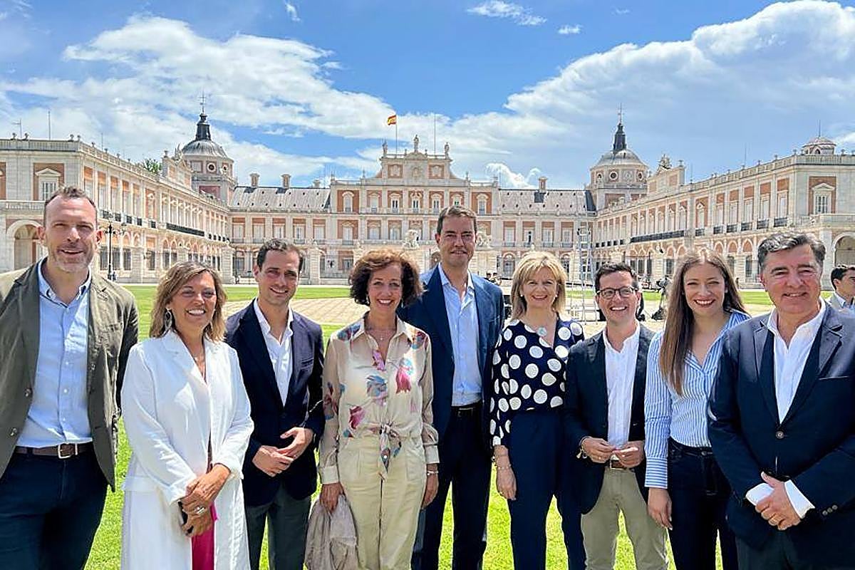 Los cabezas de lista del PP al Congreso han sido presentados en un acto en Aranjuez