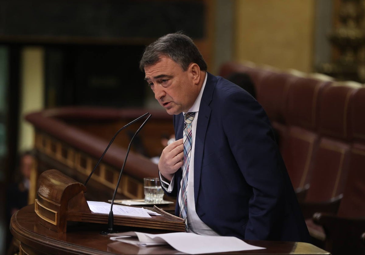 Aitor Esteban, portavoz del PNV en el Congreso en una imagen de archivo