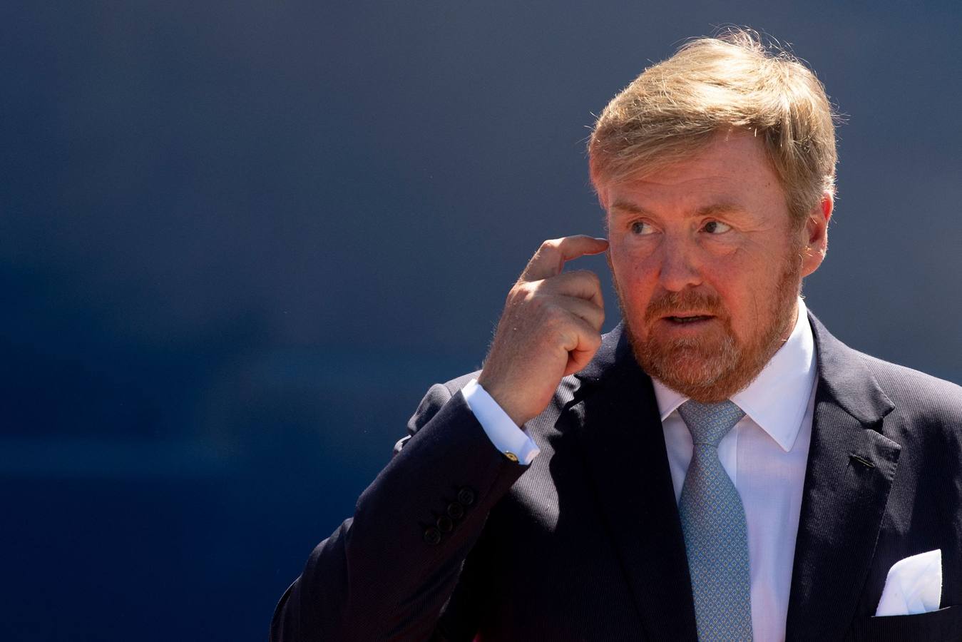 Los monarcas Felipe VI y Guillermo Alejandro asisten a la firma del acuerdo de Cepsa con Yara y Gasunie para impulsar el primer corredor de hidrógeno verde de Europa