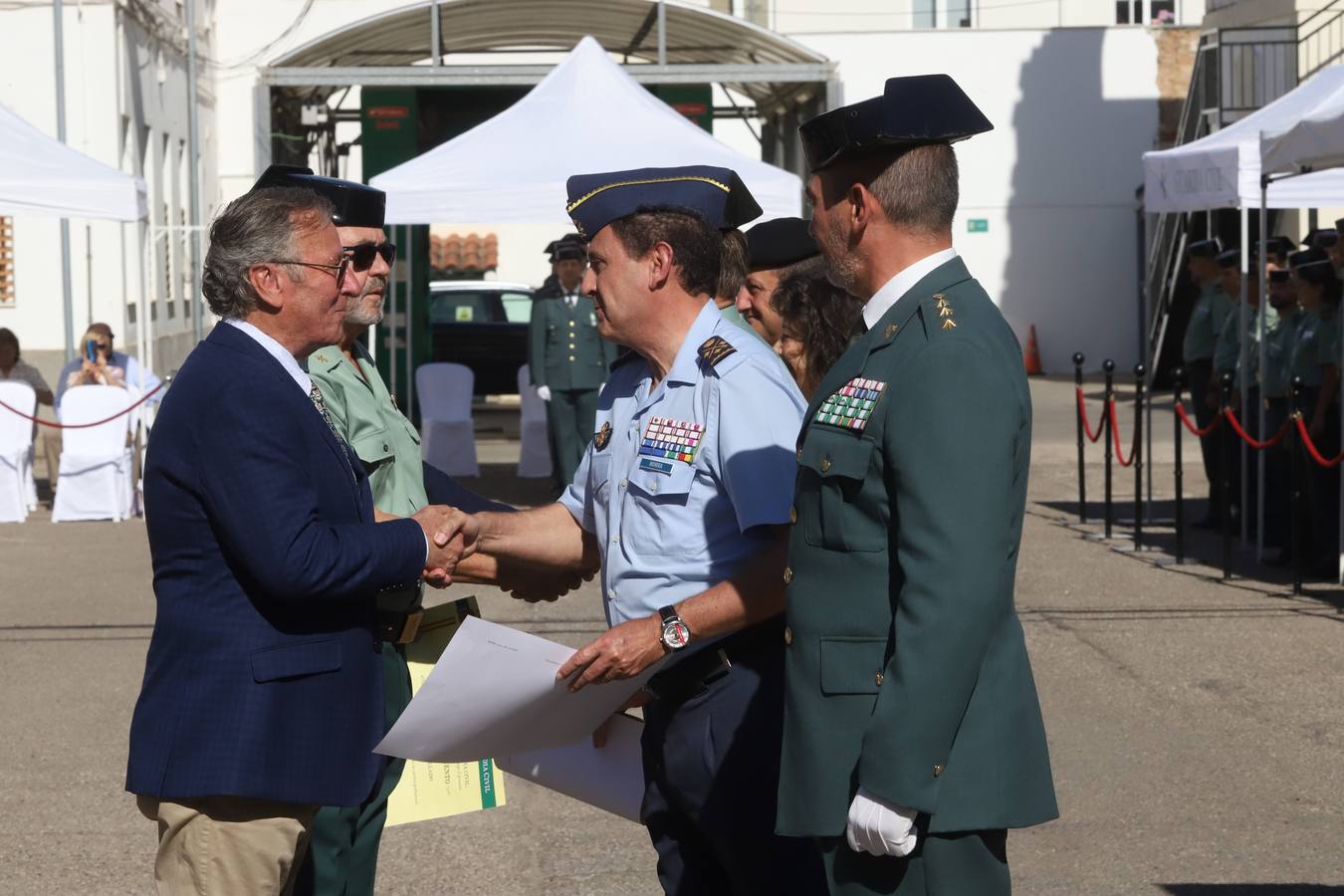 Fotos: Toma de posesión del coronel Ramón Clemente como jefe de la Guardia Civil en Córdoba
