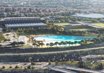 Madrid tendrá la playa urbana más grande de Europa: al lado del Metropolitano y con escuela de surf todo el año