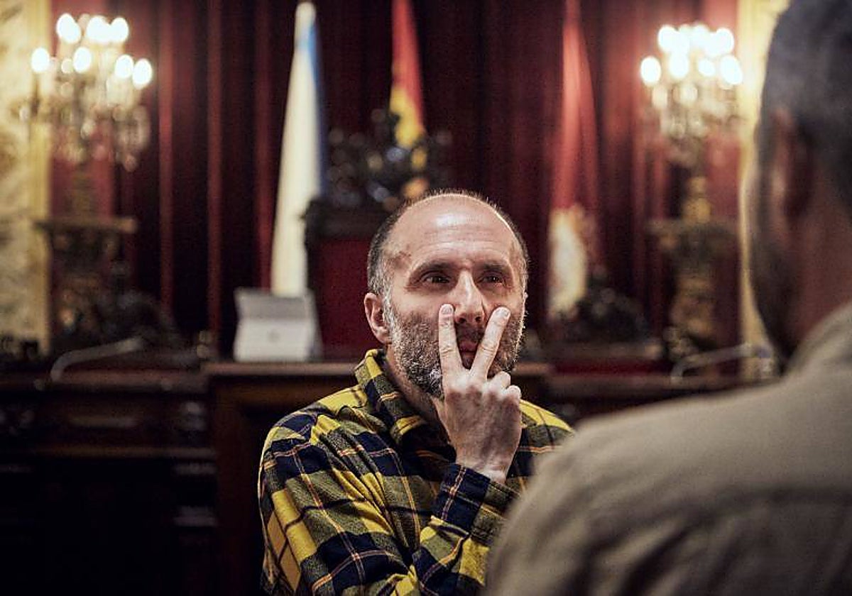 Gonzalo Pérez Jácome, en un pleno municipal del Concello de Orense, esta semana