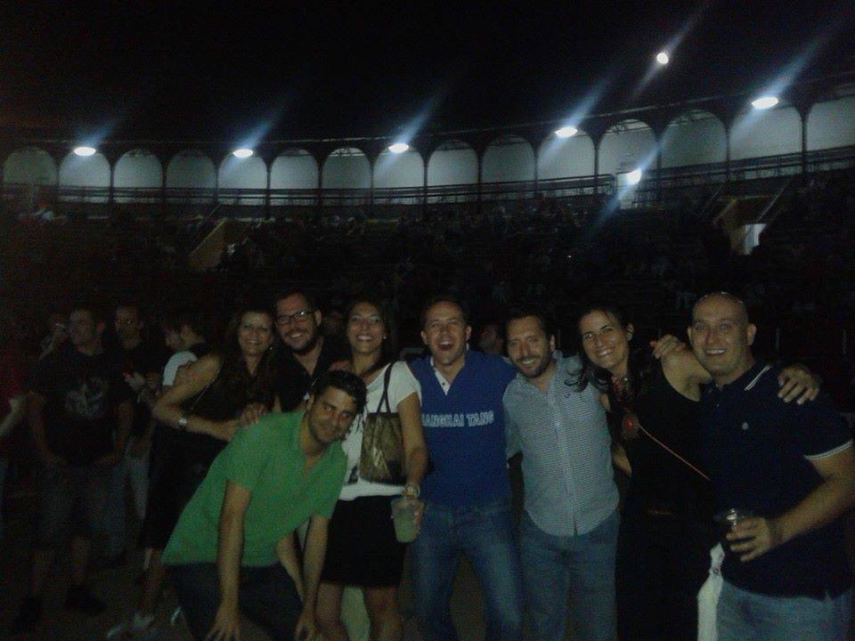 En un concierto en la plaza de toros de Toledo