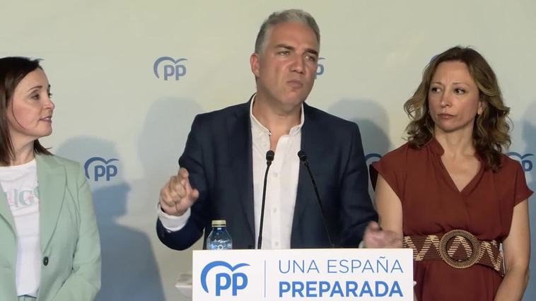 PP: "Es una vergüenza y una indignidad" que un alto cargo del Gobierno diga que "Bildu salva vidas"