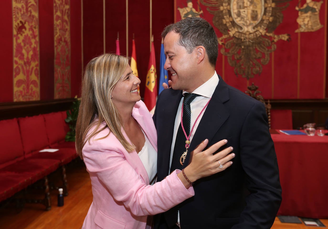 Con Carolina Agudo, secretaria regional del PP