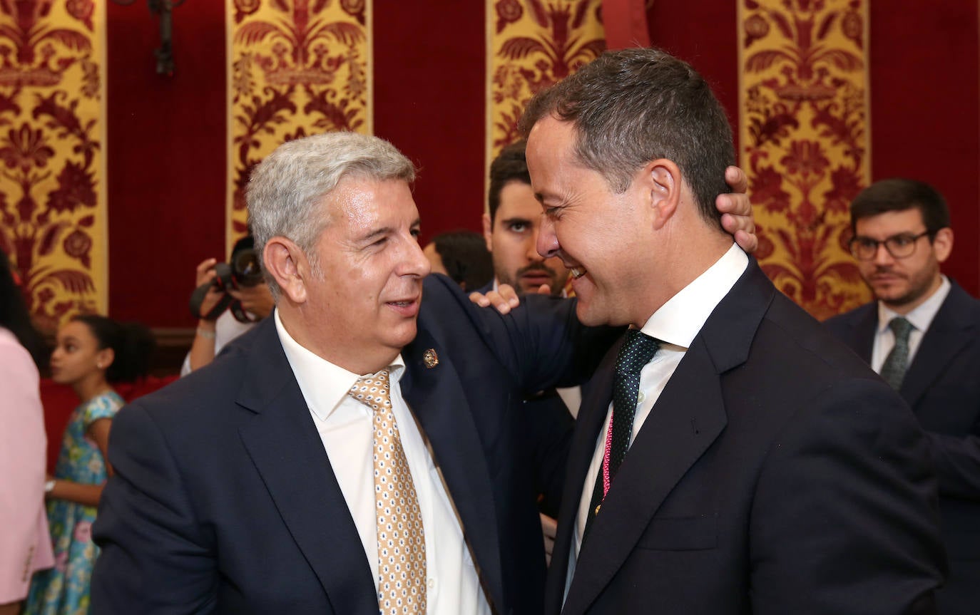 Carlos Velázque con el exconcejal Miguel Ángel de la Rosa