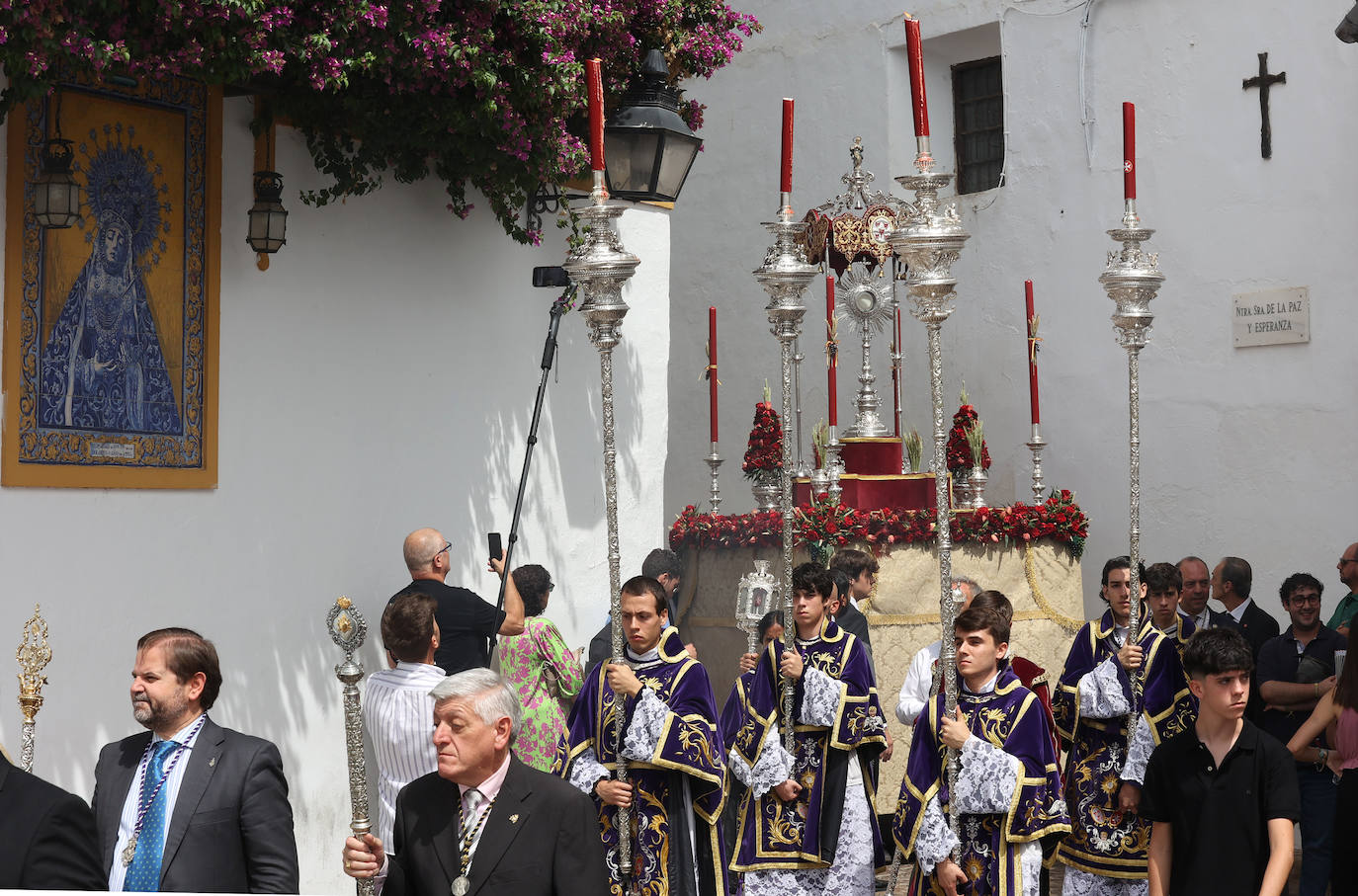 Las procesiones del Corpus del Císter y el Sagrado Corazón de Jesús en Córdoba, en imágenes