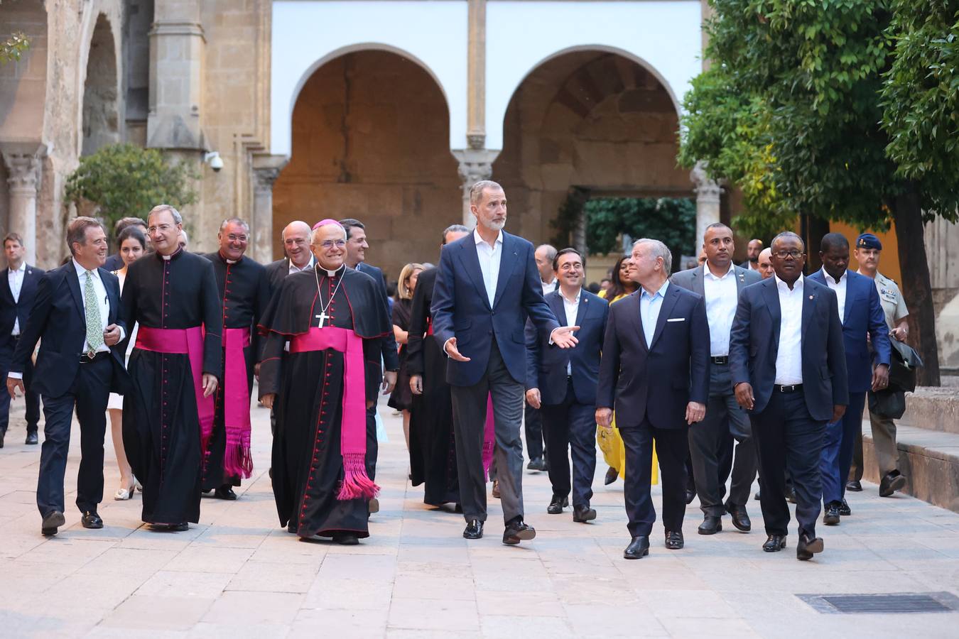Fotos: La visita de los Reyes de España y Jordania a la Mezquita-Catedral de Córdoba