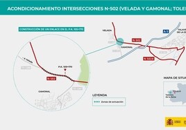 El Mitma formaliza por 5,9 millones las obras para el nuevo enlace entre Gamonal y Velada con la N-502