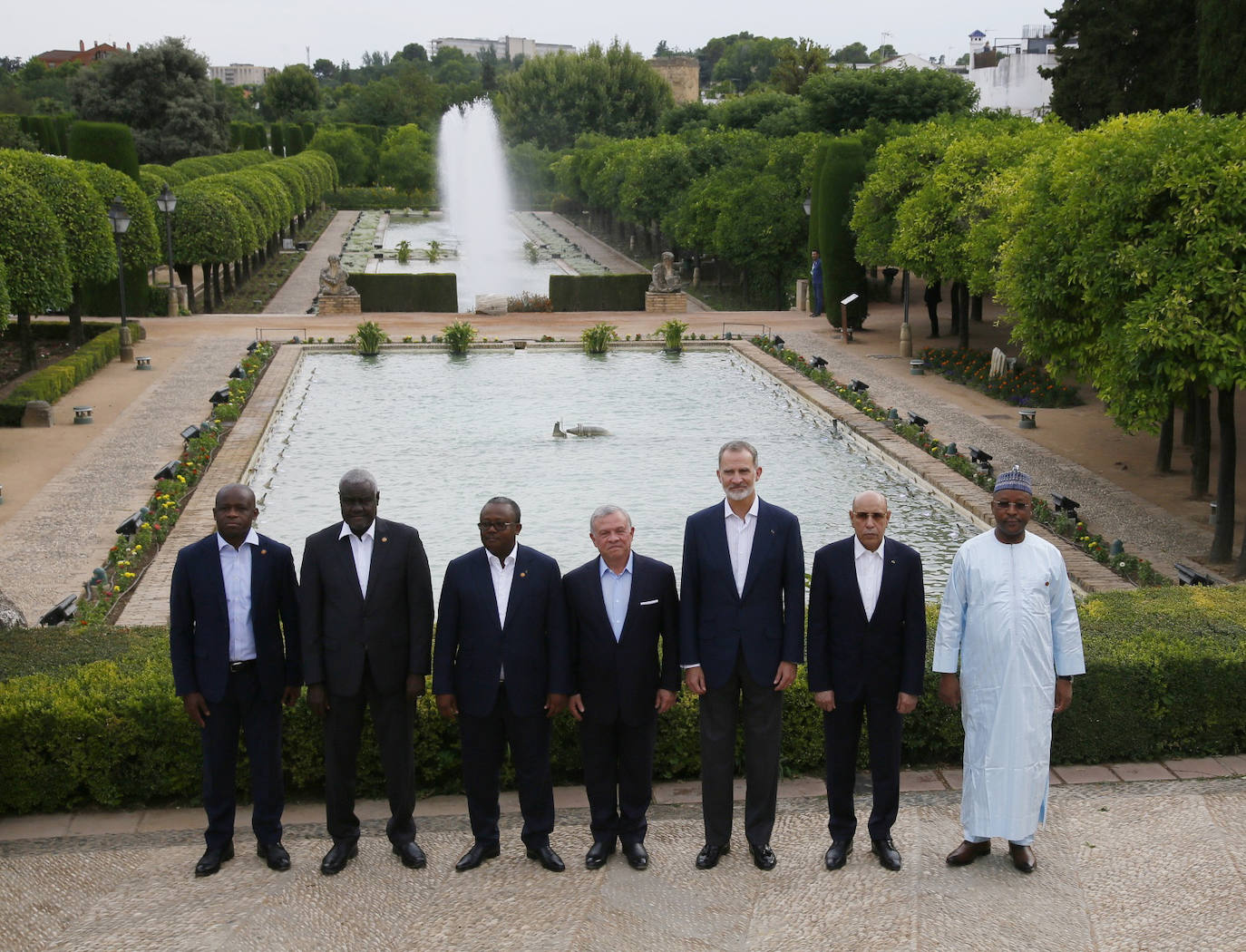 Fotos: Felipe VI y Abdalá II de Jordania llegan a Córdoba para la cumbre sobre Oriente Próximo