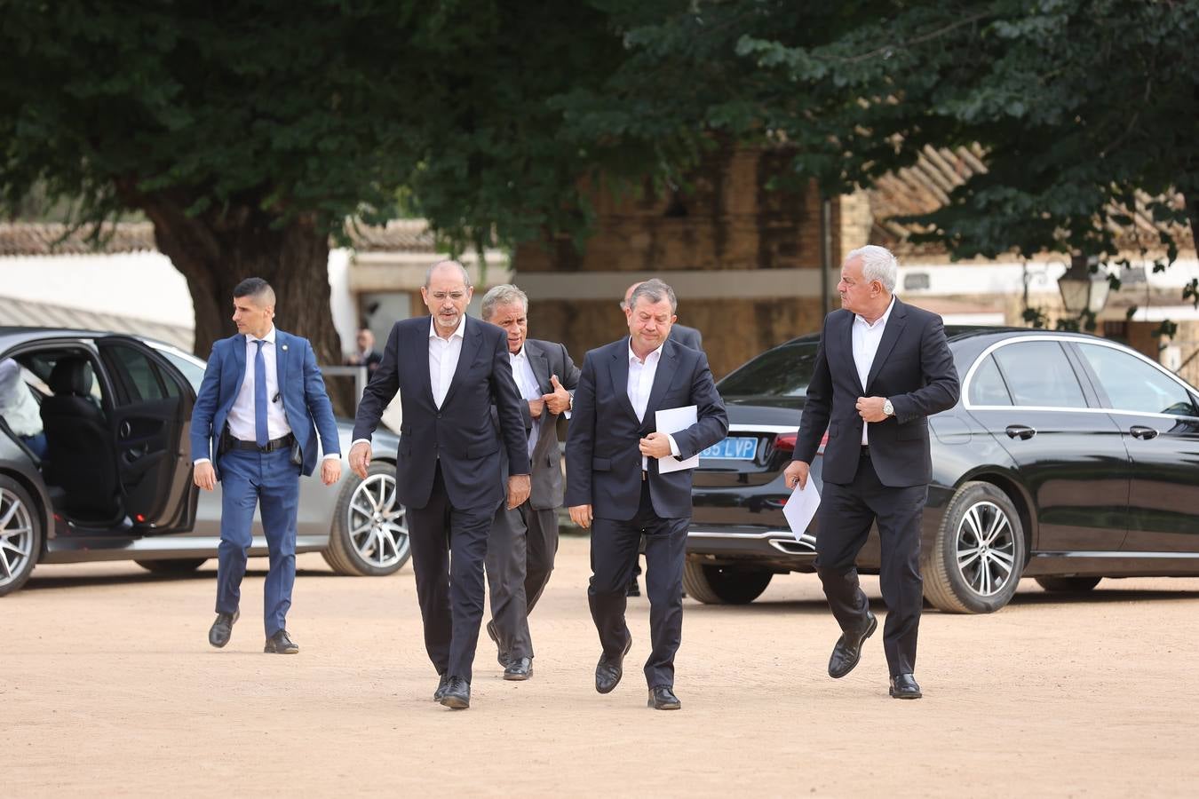 Fotos: Felipe VI y Abdalá II de Jordania llegan a Córdoba para la cumbre sobre Oriente Próximo