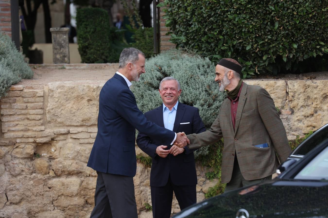 Fotos: Felipe VI y Abdalá II de Jordania llegan a Córdoba para la cumbre sobre Oriente Próximo