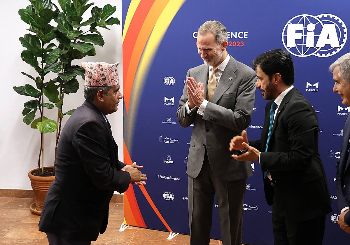 El Rey, en la audiencia de la FIA