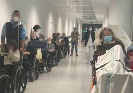 CSIF denuncia que este martes hay más de 50 pacientes en espera de ingreso en el hospital